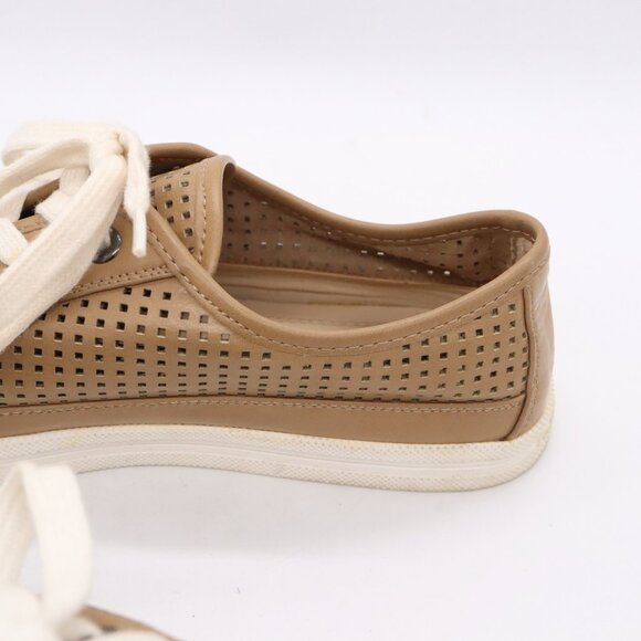 Calvin Klein Marigold Leather Fashion Sneakers Women's Size 8 (EU 38)Brown Shoes - Picture 8 of 16